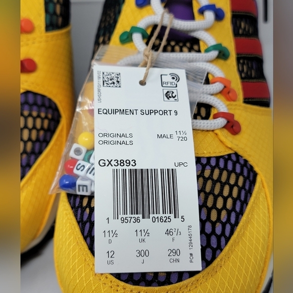 Adidas x Sean Wotherspoon EQT Support 93 Multicolor GX3893 Men's Size 12 New - Picture 6 of 13